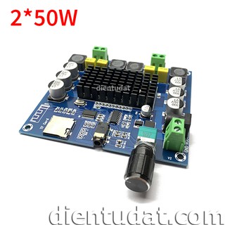 Mạch Khuếch Đại Âm Thanh Bluetooth 5.0 Thẻ Nhớ TF 2*50W TPA3116D2 A314