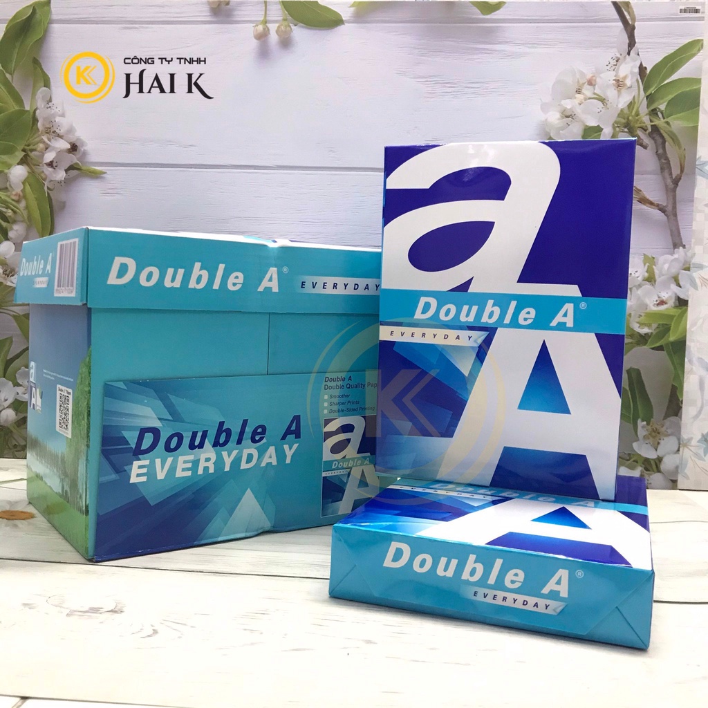 Giấy in Double a a4 a5 chính hãng 500 tờ giấy Thái Lan  70gsm 80gsm