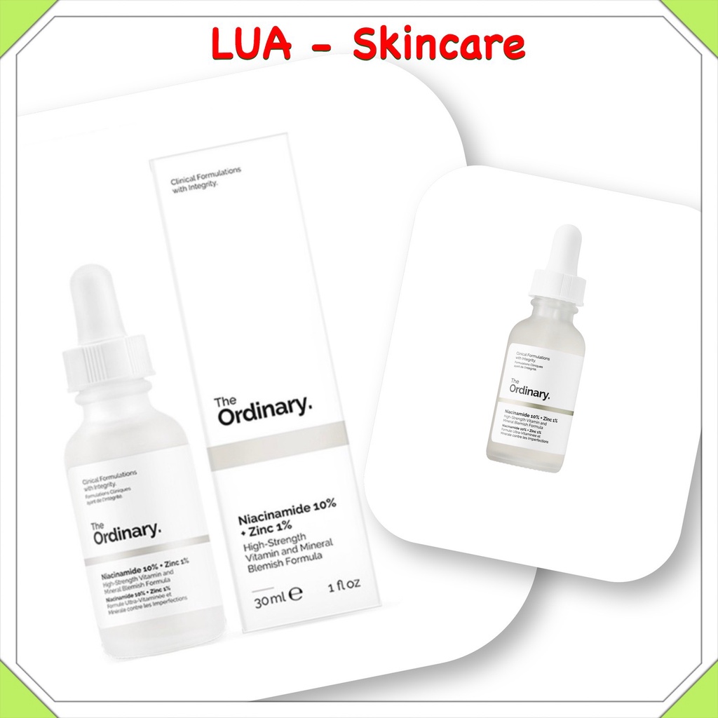 [GIÁ HỦY DIỆT] ( BILL CANADA ) Tinh chất Niacinamide 10% + Zinc 1% - The Ordinary