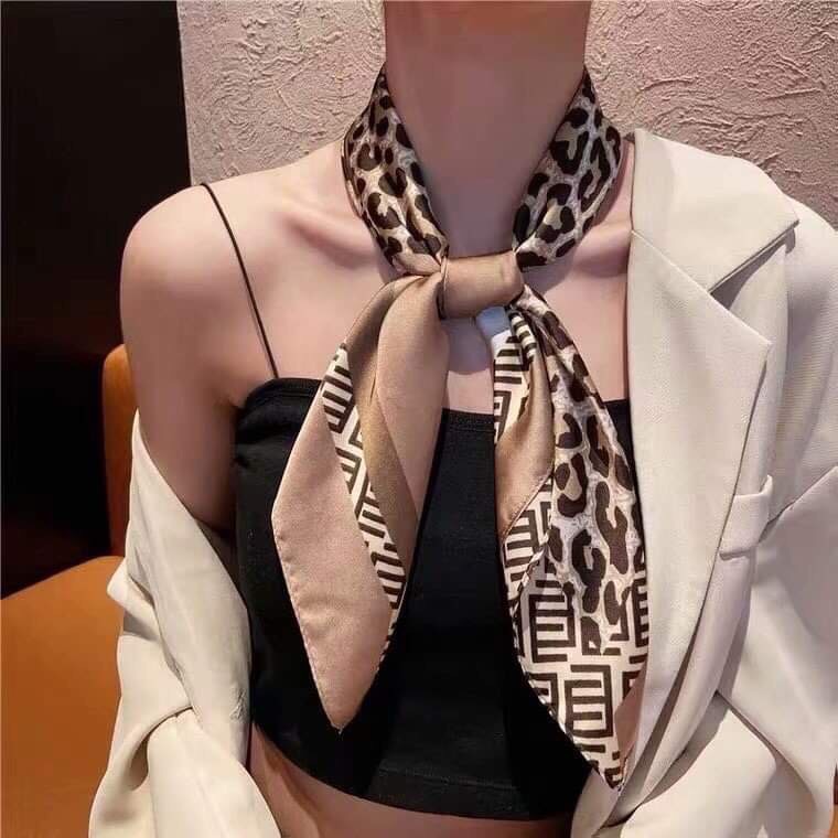 KHĂN LỤA VUÔNG 70X70 CM CAO CẤP [MẪU MỚI]- Quàng Cổ - Thắt Nơ - Khăn Bandana Lụa - Turban Vintage vu