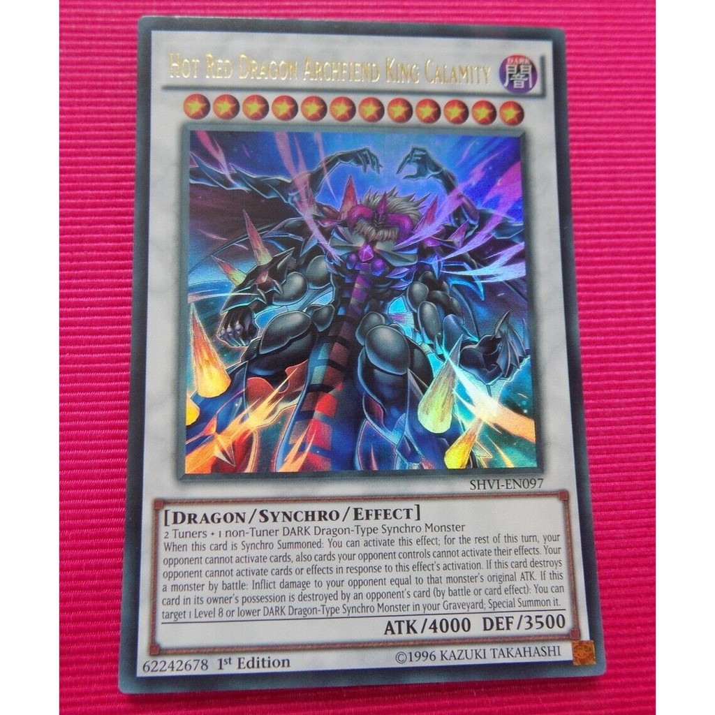 Bài Yugioh - Hot Red Dragon Archfiend King Calamity