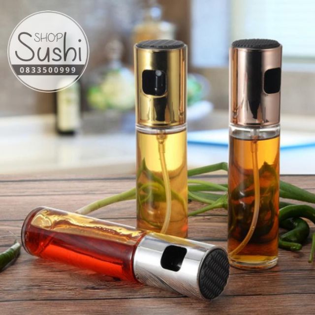 (FreeShip) Bình xịt dầu thủy tinh