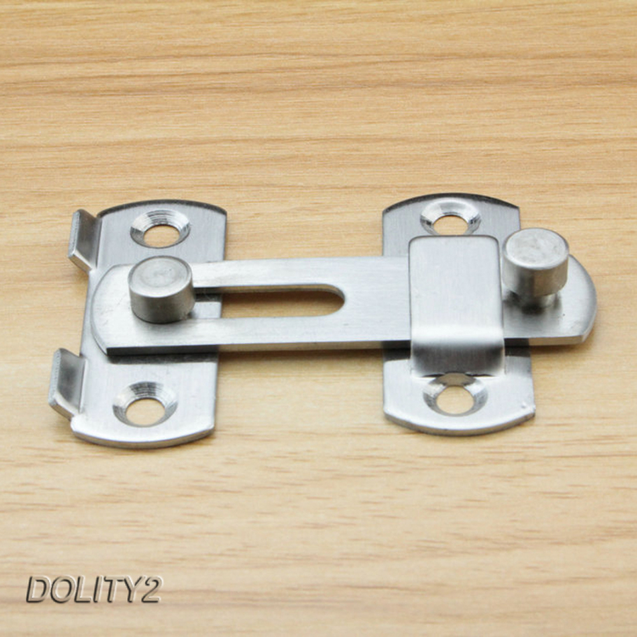 Stainless Steel Shed Door Lock Bolt Catch Latch Slide For Bathroom Bedroom