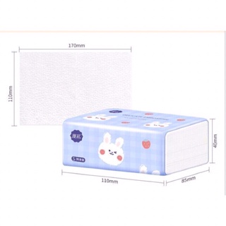 Giấy Ăn Con Thỏ Siêu Dai Dễ Sử Dụng 1 Gói
