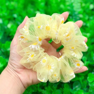 Dây cột tóc Srunchies Hoa cúc Daily