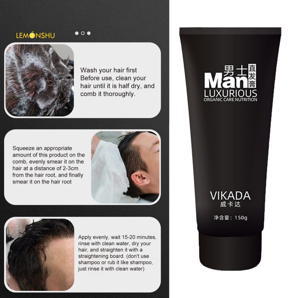 Kem Làm Thẳng Tóc 150ml Dành Cho Nam