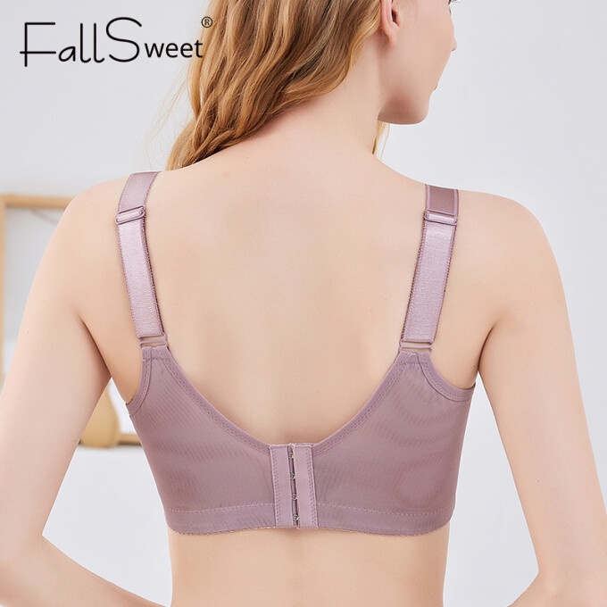 Áo lót nữ FALLSWEET size lớn 36-46 thiết kế nâng ngực không gọng thời trang