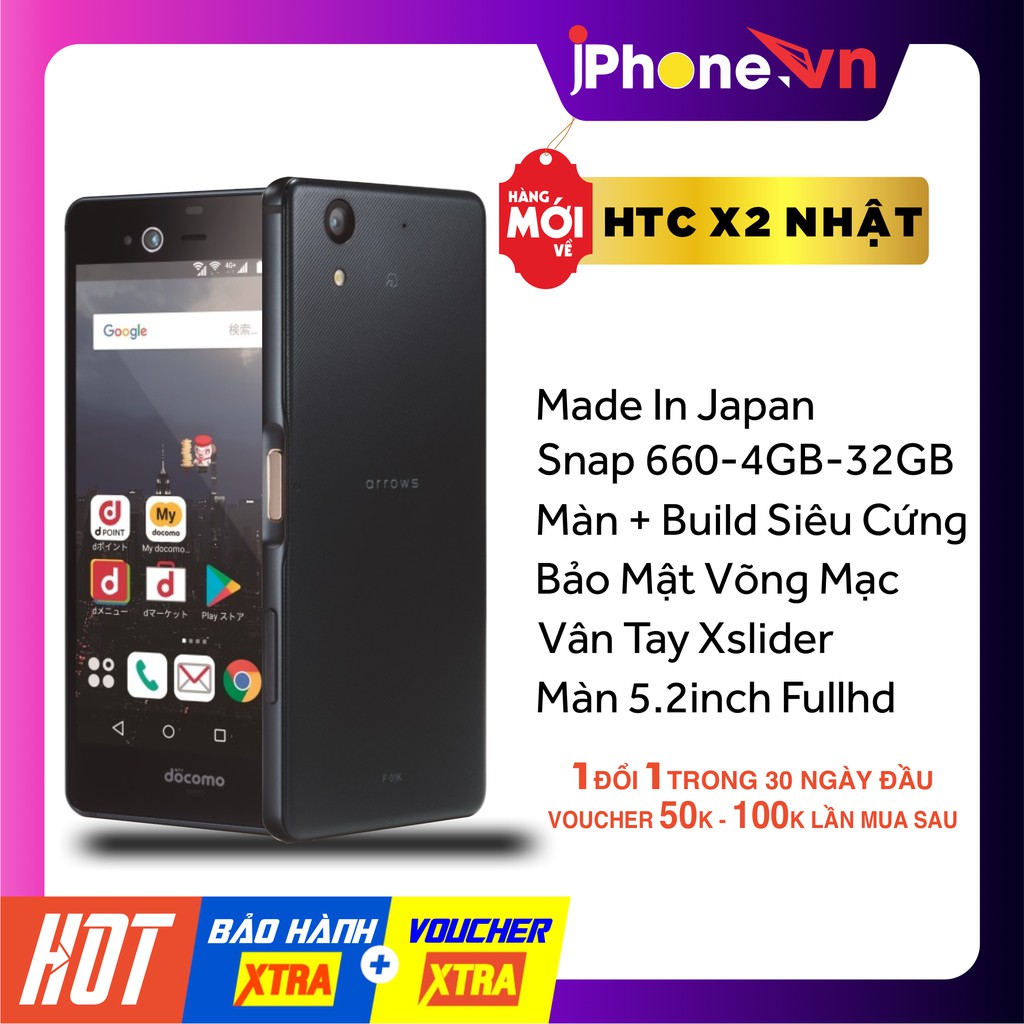 Điện thoại FUJITSU ARROWS F01K S660-4GB-32GB bảo mật võng mạc, vân tay, chống nước made in Japan | BigBuy360 - bigbuy360.vn