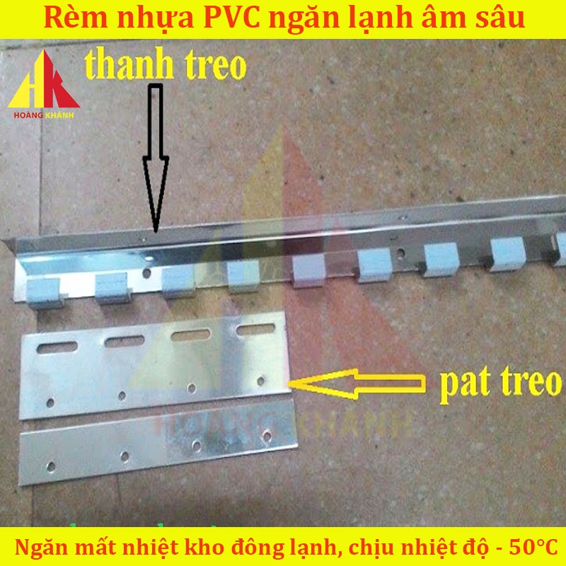 Màn nhựa PVC ngăn lạnh âm sâu Hoangkhanhproduct - Rèm ngăn lạnh kho đông - Rèm nhựa âm sâu ngăn kho đông lạnh