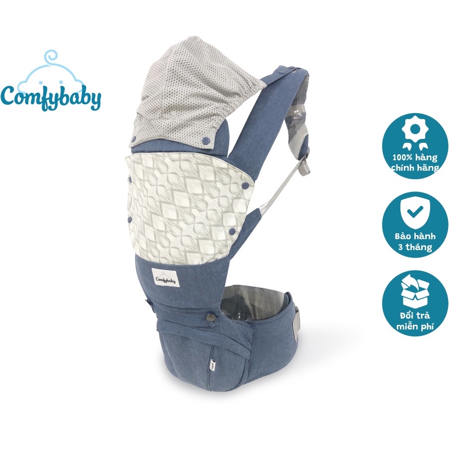 Địu em bé cao cấp cho trẻ từ sơ sinh 3in1 air mesh Comfybaby YN