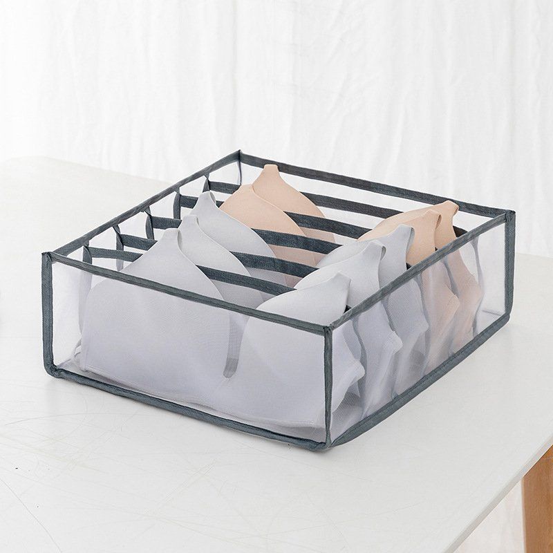 Set 3 túi vải lưới đựng đồ lót, tất vớ chia ngăn tiện gọn
