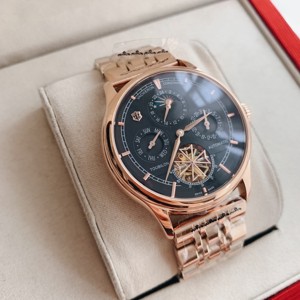 [MÁY CƠ - Automatic] Đồng Hồ Thời Trang Nam VACHERON 42mm Máy Cơ