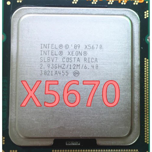 Bộ vi xử lý Intel® Xeon® Processor X5670 (12M Cache, 2.93 GHz, 6.40 GT/s Intel® QPI)