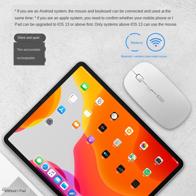 Bộ Bàn Phím Bluetooth Siêu Mỏng 2018 Cho Ipad Tablet Computer Pro
