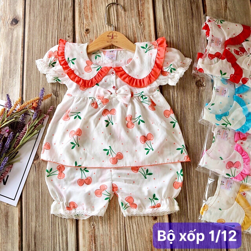 Combo 3 Bộ Tơ Xốp Tay Ngắn Bé