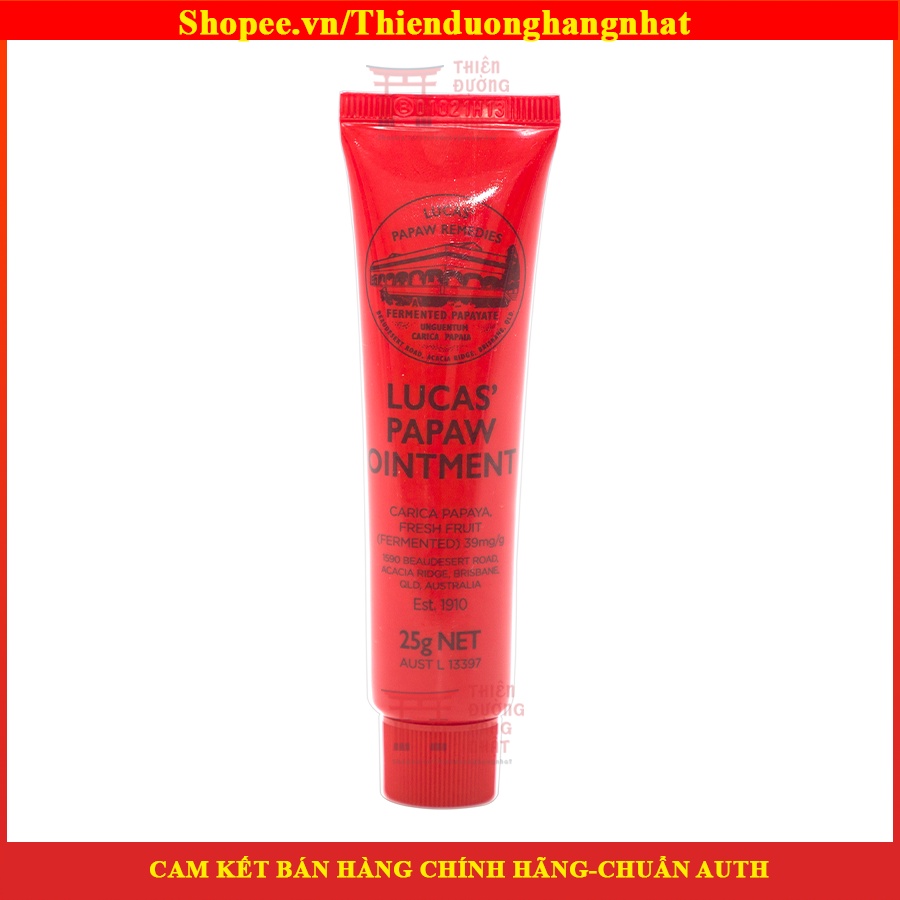Kem dưỡng da đa năng Lucas' Papaw Ointment 25ml MOON21 kem đu đủ, kem nẻ cho bé, kem bôi nẻ, kem nẻ trẻ em, ngườ già