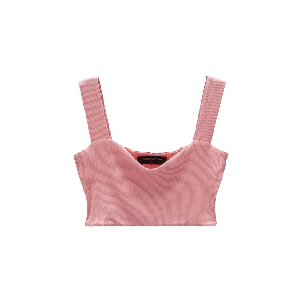 Áo Croptop Nữ Heart-chest , Chất Vải Borip Thun Thoải Mái , WC000176 ,SOMEHOW