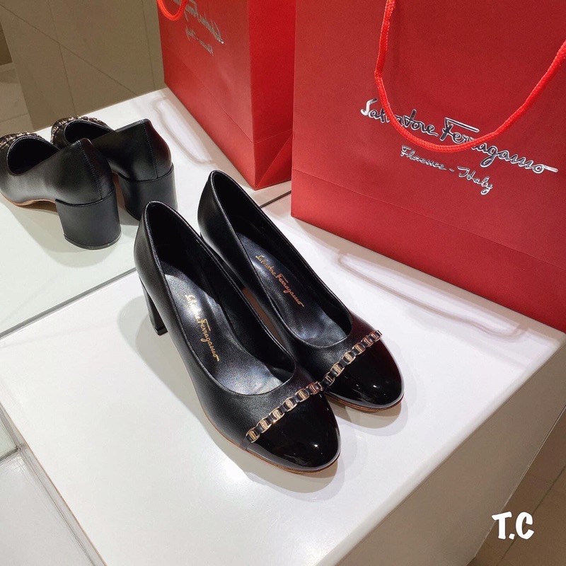 Giày cao gót svt viền xích 5p fullbox