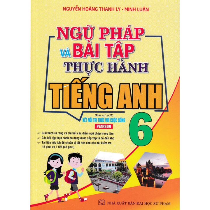 Sách - Combo Bài Giảng Và Lời Giải Chi Tiết - Ngữ Pháp Và Bài Tập Trắc Nghiệm Tiếng Anh 6 (Bộ 3 Cuốn)