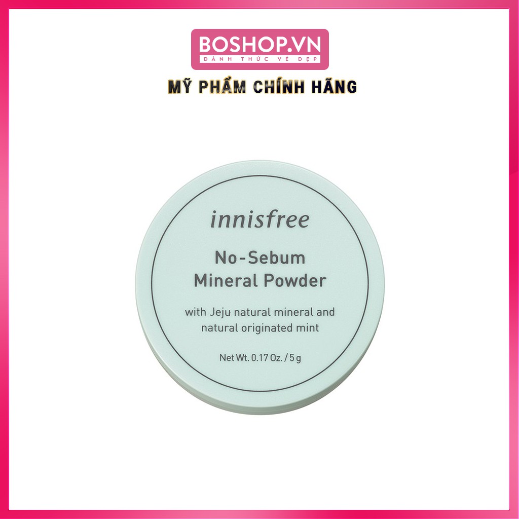 Phấn Phủ Dạng Bột Innisfree No Sebum Mineral Powder 5g