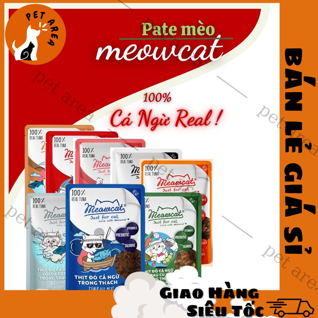 [Siêu Rẻ][Date xa]Pate Mèo Gía Rẻ Meowcat Gói 85g