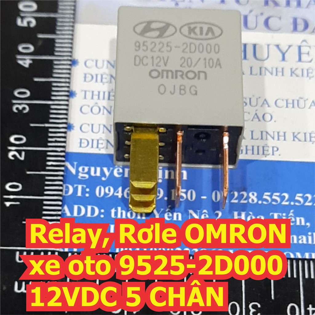 Relay, Rơle OMRON xe oto 9525-2D000 12VDC 5 CHÂN kde6439