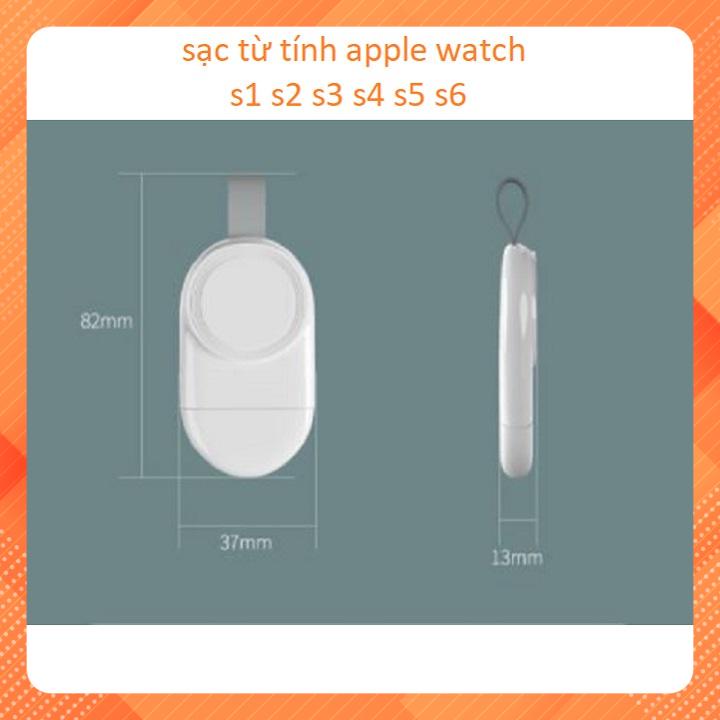 Đế Sạc Apple Watch 1/2/3/4/5/6 Đế sạc không dây hỗ trợ cổng cắm USB tiện dụng