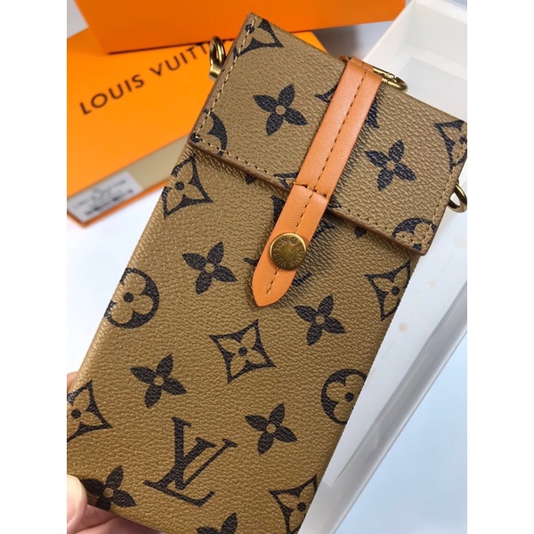 Ví nam dáng hộp chữ nhật thương hiệu thời trang cao cấp Louis Vuitton LV chất liệu da thật thiết kế độc đáo