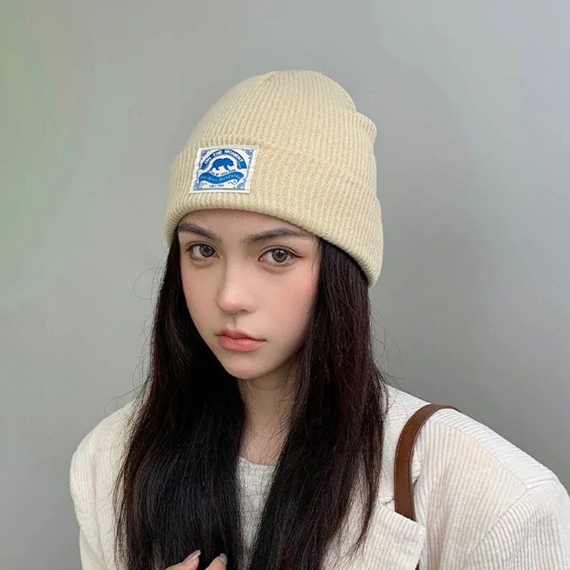 Mũ beanie dệt kim thời trang mùa đông cho nam nữ