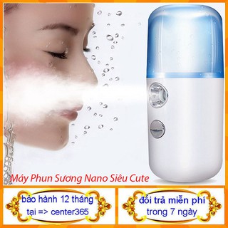 Máy Phun Sương Xông Hơi Mặt NaNo Mini Cầm Tay Hỗ Trợ Dưỡng Da Cấp Nước Tối Đa - Loại xịn