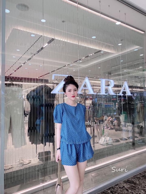 XẢ SỈ BỘ BÒ GIẤY CHẤM BI SIÊU MÁT NỮ NHÚN VAI | BigBuy360 - bigbuy360.vn