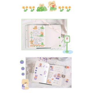 Aroee 1 Pcs Cute Sticker Bear Stickers Diary Scrapbook Decor