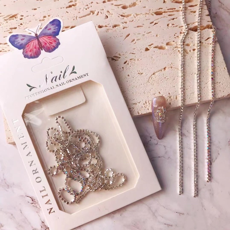 Phụ kiện dây xích nail gắn móng tay hot