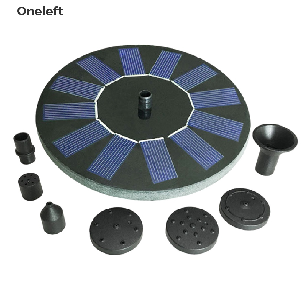 Oneleft Solar Powered Floating Bird Bath Water Fountain Outdoor Pond Pool Garden Patio VN