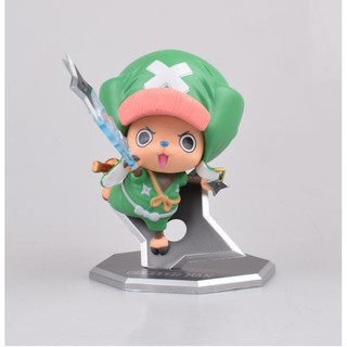 Mô hình One Piece Chopper Wano NinJa cầm nặng tay đầm sắc nét màu xanh tươi đẹp loại 1