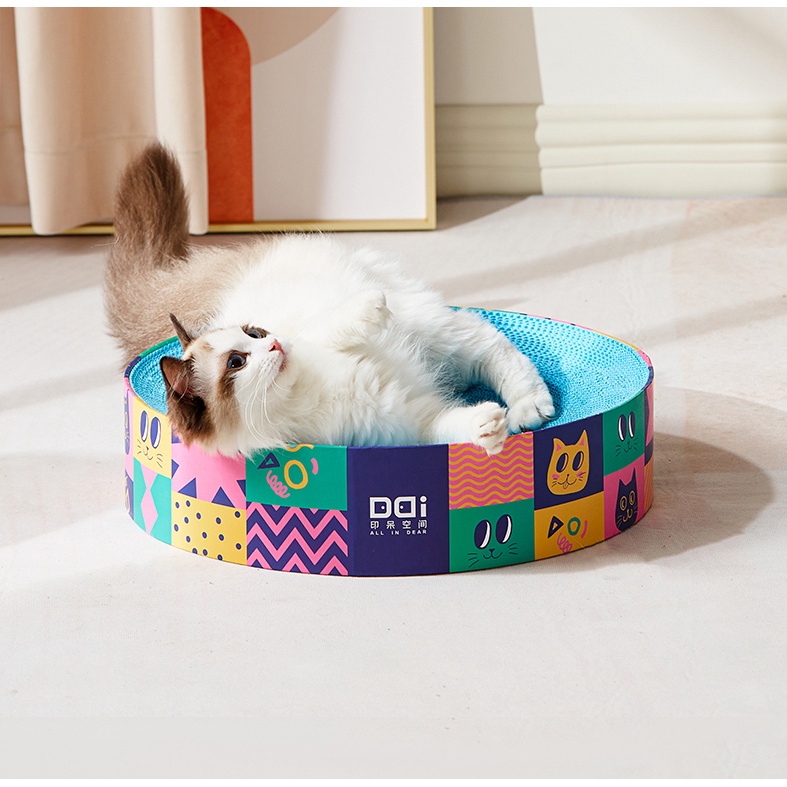 𝗨𝗿𝗯𝗮𝗻_𝗖𝗮𝘁 𝗦𝗰𝗿𝗮𝘁𝗰𝗵_Bàn cào móng tròn cho mèo