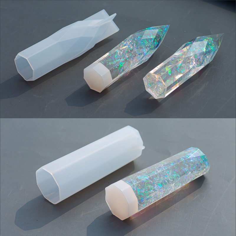 Set 10 Khuôn Nhựa Làm Trang Sức 3D Kèm 1 Tờ Giấy Nến