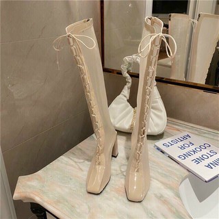 Bốt lưới đùi đan dây  hàng fullbox cao cấp