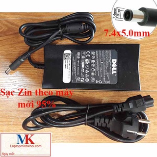 Sạc laptop dell 19.5v-4.62a slim chân kim 7.4x5.0mm zin laptopminhkhoi