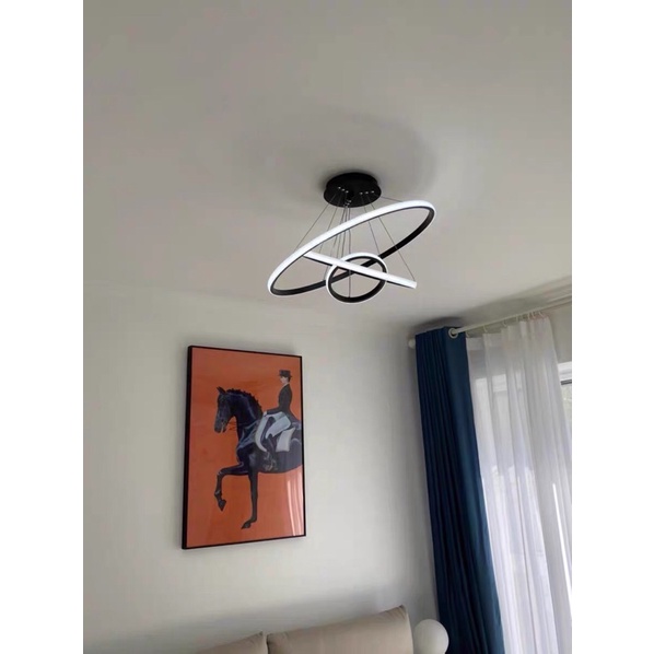 Đèn Thả 3 Vòng Hiện Đại Trang trí nội thất kích thước 20-40-60cm