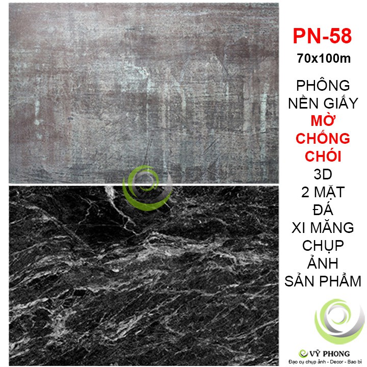 PHÔNG NỀN GIẤY 70x100cm ẢNH MỜ 3D (NEW) CHỐNG CHÓI 2 MẶT ĐÁ DECOR TRANG TRÍ ĐẠO CỤ CHỤP ẢNH SẢN PHẨM PN-58