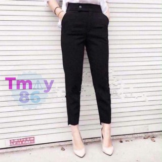 Quần Tây Gấu Lệch - Cạp Cao