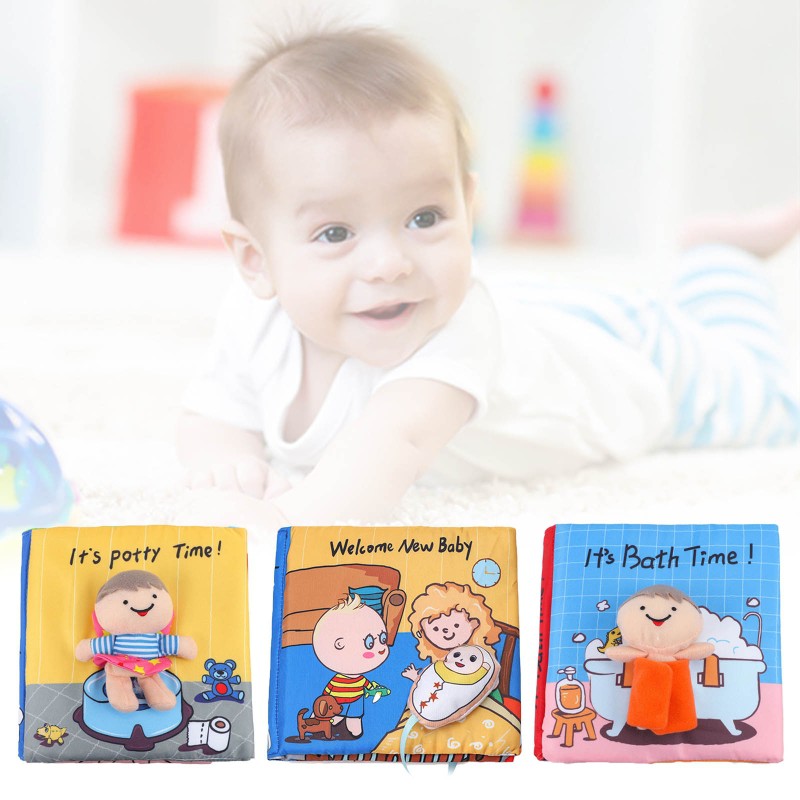 Sách vải 3D có thể giặt được cho bé