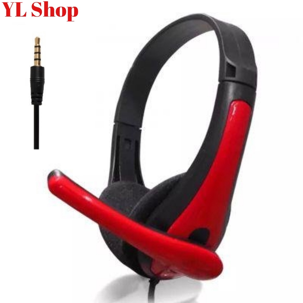 Tai nghe game thủ MINI-01 chụp tai có mic thoại với 1 jack sành điệu dùng tốt cho cả điện thoại máy tính và laptop