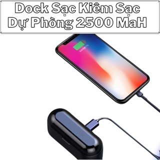 Tai Nghe Bluetooth Cảm Ứng Cao Cấp Tích Hợp Sạc Dự Phòng 2500mAh + Giá Đỡ Điện Thoại, Bass Cực Hay Và Kháng Nước Tốt F9
