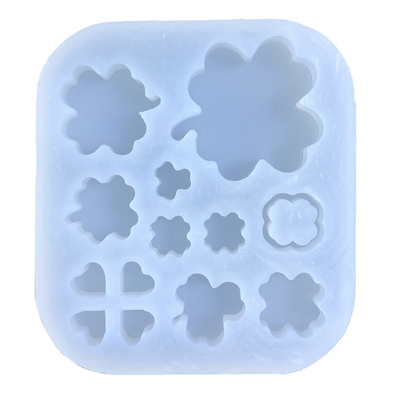 Khuôn Silicone Làm Cát Chảy Hình Trái Tim Xinh Xắn