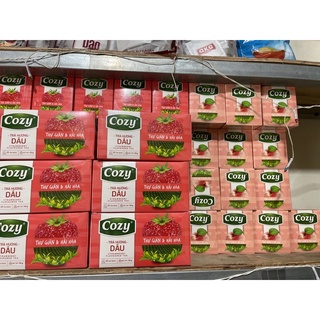 Trà Cozy túi lọc mẫu mới 50Gram hương Đào - Vải - Táo - Dâu - Bạc Hà - Hồng Trà - Nhài - Sen