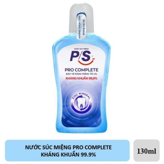 Nước súc miệng PS dung tích 130 ml - nước xúc miệng P S