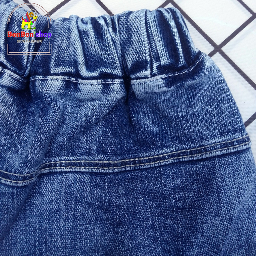 (Tặng thêm mã giảm giá ) Quần jean đùi cho bé gái size nhỡ vải mềm siêu đáng yêu QN93