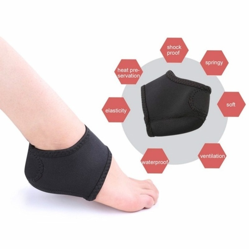 Vớ đệm gót giảm đau gót chân Achilles nứt nẻ da và vết chai chăm sóc bàn chân thời trang cho nam và nữ